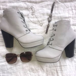 Faux Leather Bootie